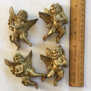 Gold Angel Cherub Decorations/Ornaments